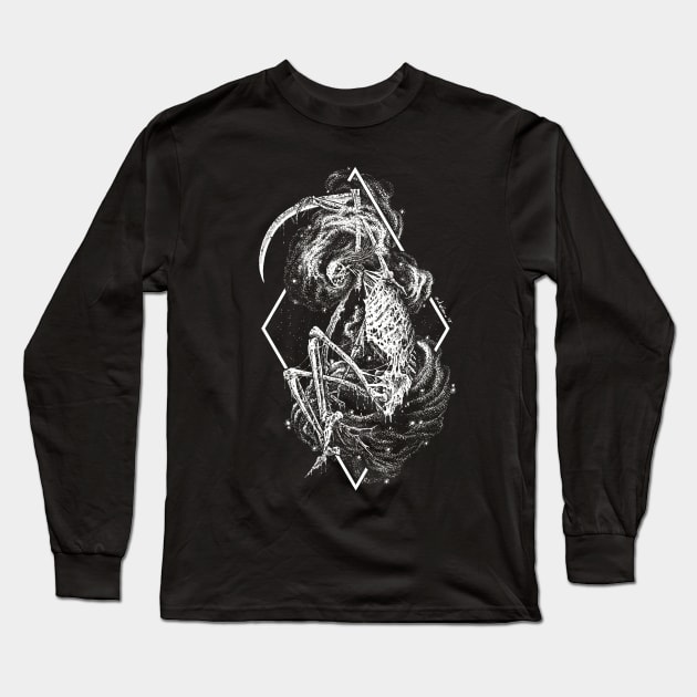 Cosmic Death Long Sleeve T-Shirt by Defameart